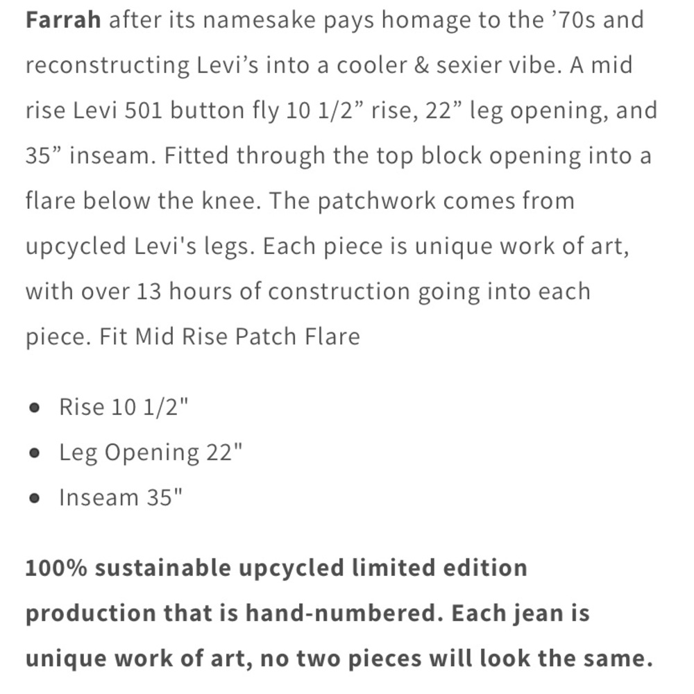Patchwork Flare Jean - Picture 7 of 7